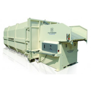 Compacteur de déchets à vis - Volume du conteneur : 16 m³ à 30 m³