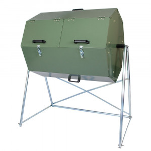 Composteur jk 270 rotatif et manuel - un composteur rotatif pour une utilisation pratique et simple, été comme hiver.