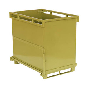 Container fond ouvrant - Capacité : 500 et 1000 litres - 3 modèles disponibles