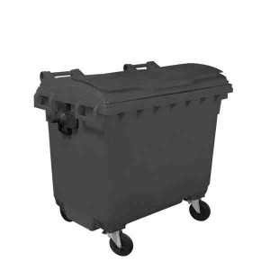Conteneur à déchets en Polyéthylène 660 L - Capacité : 660 L à 1100 L – Polyéthylène haute densité (HDPE) – 4 couleurs