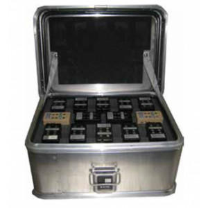 Conteneur aluminium pour batteries - Dimensions extérieures :  400 x 300 x 180 mm