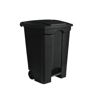 https://www.techni-contact.com/ressources/images/produits/merchandising/conteneur-dechets-mobile-a-pedale-contitop-en-plastique-recycle-capacite-70-ou-90-l-noir-74636936-1.jpg - Polypropylène 100% recyclé - Capacité: 70 ou 90 L - Noir