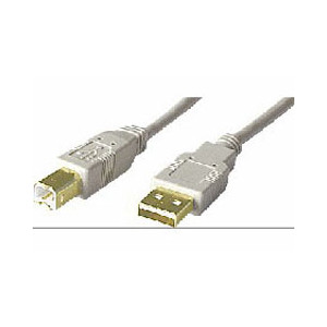 Cordon USB certifié 2.0 type A/B M/M 2.00M - Cordon usb certifie