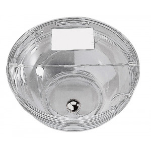 Couvercle transparent 23,5 cm pour bol en verre - Dimensions : Ø 23,5 cm