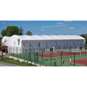Couverture terrains de tennis - Textile technique et fiable
