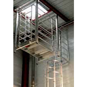 Crinoline et passerelle intérieures pour accès en toiture - Sur mesure - En inox, acier galvanisé ou aluminium