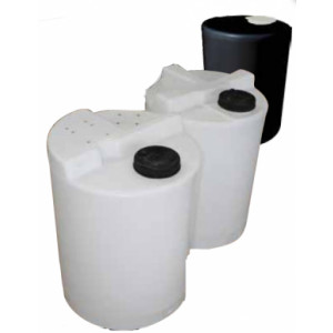 Cuves de dosage verticales cylindriques inserts -  Capacités (L) : de 60 à 500 - Polyéthylène