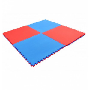 Tapis puzzle arts martiaux - 100x100cm -20 à 40mm - Coloris : bleu et rouge /  noir et gris / vert et rouge