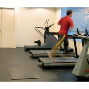 Dalle sol salle de sport - Dalle PVC sols sportifs fitness , musculation.