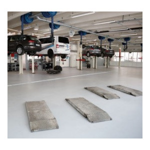 Dalles PVC 7 mm pour garages - Conditionnement : 8 dalles / carton (2 m²) - Épaisseur et dureté : 7 mm Shore A