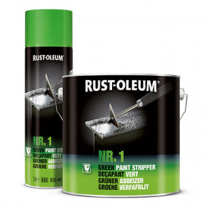 Décapant pour colle et peinture | rust-oleum décapant vert 2.5l - Un décapant très efficace pour enlever rapidement les anciennes couches de peinture et de colle