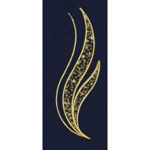 Décoration motif poteau extérieur - 150 x 55 cm - Puisance : 16W - cordon lumineux fixe et drapé fixe ou pétillant