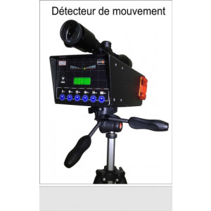 Détecteur de mouvement sans fil - Une double alarme visuelle puissante  (2x 1000 lumens !) s’ajoute à l’alarme sonore (2 X 110db)