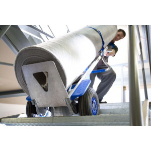 Diable aluminium pour escaliers - Capacité de charge : jusqu'à 170 kg