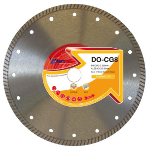 Disque diamant pour carrelage  - Diamètre disque : 115 mm à 350 mm
