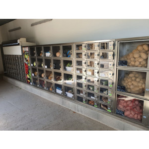 Distributeur automatique de fruits et légumes - Vente directe de fruits et légumes
