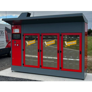 Distributeur automatique réfrigéré à tiroirs - De 12 à 54 tiroirs en inox 304 L 