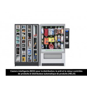 Distributeur automatique de masques et gels hydroalcooliques - Distributeurs automatique modulable de produits sanitaires