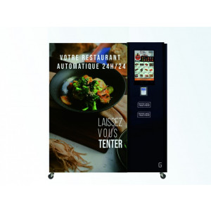 Distributeur automatique de plats cuisinés frais et chauds 24/24 - Magasin automatique de plats frais et chauds 24/24