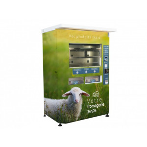 Distributeur automatique de produits laitiers - Distributeur automatique de produits frais 40 sélections