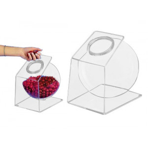 Distributeur boule de cristal - Diamètre 25 ou 40 cm - Ouverture de 9 ou 15 cm de diamètre