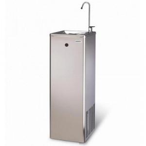 Fontaine à eau non réfrigérée pour bureau  - Carrosserie en tôle / inox - Débit : jusqu'à 55 L/h
