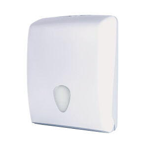 https://www.techni-contact.com/ressources/images/produits/merchandising/distributeur-d-essuie-mains-en-plastique-recycle-stilevo-capacite-600-feuilles-blanc-17785876-1.jpg - Capacité : 600 feuilles - Corps et façade en ABS 100% recyclé