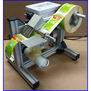 Distributeur d'étiquettes adhésives semi-automatique - Largeur d'étiquette : De 10 à 100 mm
