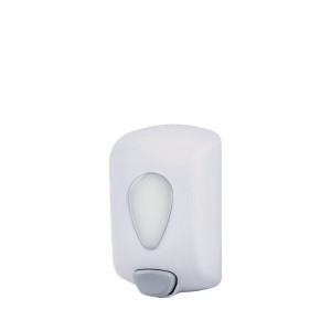 https://www.techni-contact.com/ressources/images/produits/merchandising/distributeur-de-savon-liquide-ou-gel-hydroalcoolique-en-plastique-recycle-stivelo-capacite-0-7-ou-1-l-blanc-34157222-1.jpg - Capacité : 0,7 ou 1 L - Corps et façade en ABS 100% recyclé