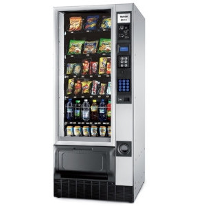 Distributeur Snack et produits frais - 258 produits dans une vitrine réfrigérée de 8° à 14°