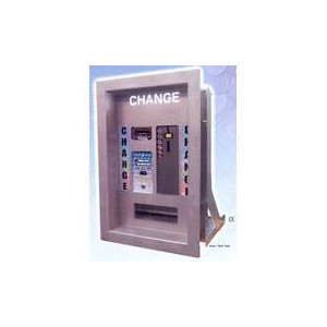 Distributeurs de jetons avec monnayeur électronique - Distributeur de jeton sécurisé, acceptation pièces et ou billets avec 3 boutons lumineux (Réf. : E5P)