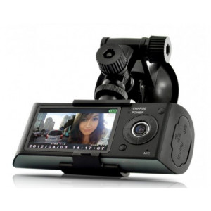 Caméra voiture double objectif -  Résolution vidéo: 1280 x 480 @ 30 FPS