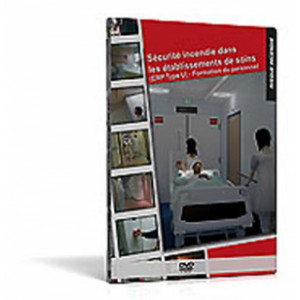 DVD Sécurité incendie dans les établissements de soins (Type U) - DVD pédagogique risque incendie - vidéos et animations 3D