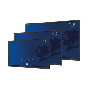 Ecran interactif LCD  - Taille d'écran : 65, 75 ou 86 pouces - Technologie : LCD - Format : 16:9 