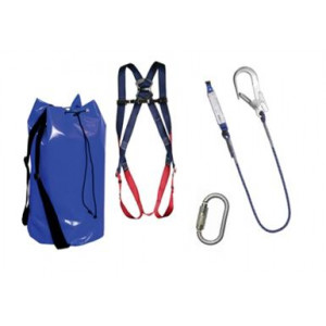 Kit De Protection Anti-chute Harnais 5 Points - Pour Toiture, Travaux En Hauteur, Accès Par Corde