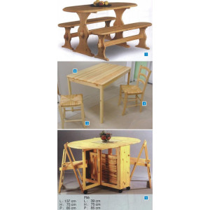 Ensemble table et chaise - Table et chaise