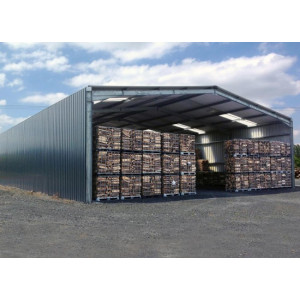 Entrepôt de stockage métallique - Bâtiment 100% galvanisé à chaud 