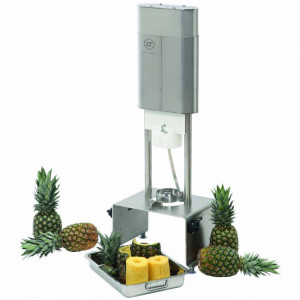 Epluche ananas électrique Ø : 89 mm - Alimentation 100/240V - Inox