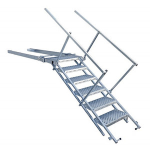 Escalier utilitaire escamotable - Avec ou sans main-courante
