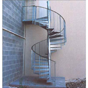 Escaliers hélicoïdaux - Extérieurs ou intérieurs