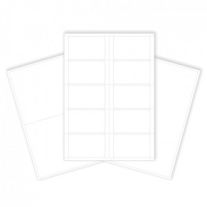 Etiquette autocollante A4 en polyester renforcée - Film polyoléfine