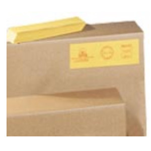 Étiquette carton - Dimensions (Lxl) mm : 120 x 80