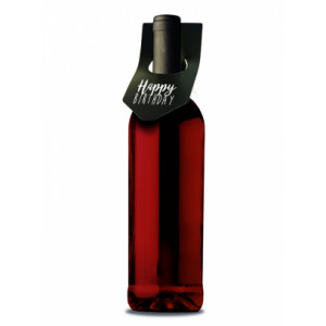 Étiquettes en ardoise pour bouteilles de vin - Format : Flèche ou ovale - Dimensions : 15,4 x 6,5 x 0,1 cm - Face : Double