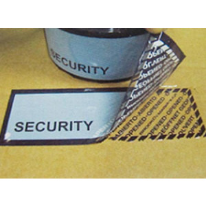 Etiquettes scellés de sécurité - Etiquettes de sécurité, En rouleaux ou plaques