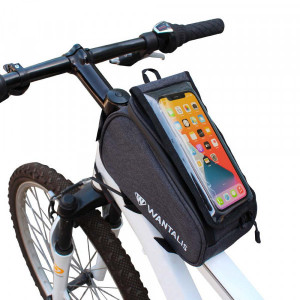 Etui smartphone pour vélo - Trois sangles velcros