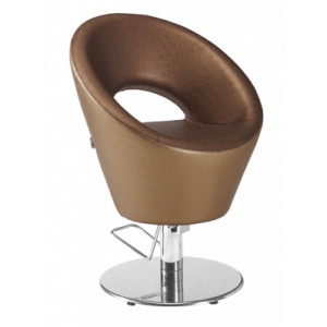 Fauteuil de coiffage ergonomique - Dimensions du fauteuil (L x P x H) : 70 x 61x 82/95 cm