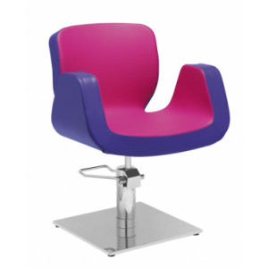 Fauteuil salon de coiffure design - Dimensions du fauteuil (L x P x H) : 65 x 69 x 79/96 cm