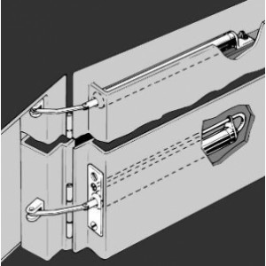 Ferme-portes tubulaires ATS - Ferme-portes tubulaires pour portes battantes d'ascenseurs