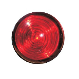 Feu de position arrière LED rond rouge - Voltage : 12v - 24v