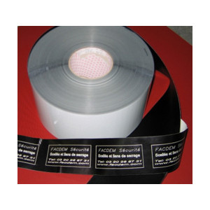 Film adhésif laser sécurité - Largeur (mm) : 120